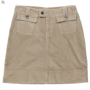 Patagonia corduroy skirt organic cotton cream khaki beige